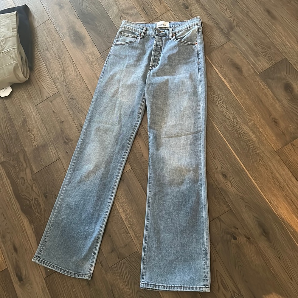 New DUER 28/33 wide leg denim